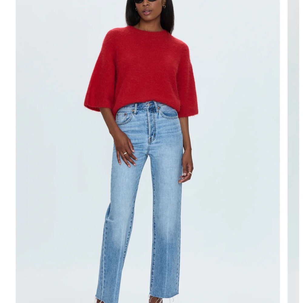 Pistola Light Blue Straight Leg Jeans